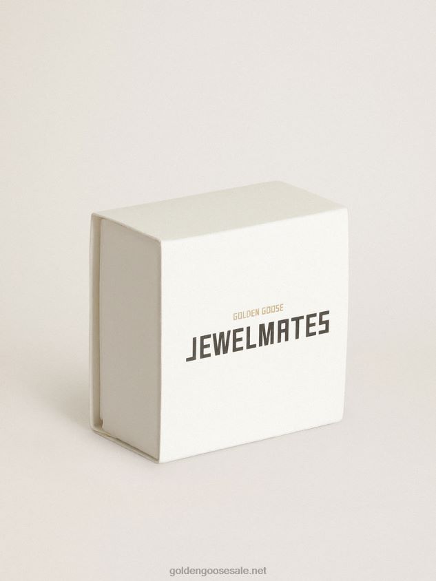 Timeless Jewelmates Collection lace lock with clip in old gold color with Golden lettering FN20N840 Men