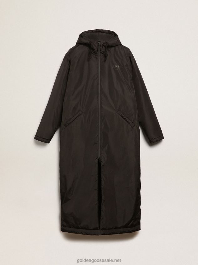 black Star Collection ankle-length hooded padded jacket FN20N798 Men Golden Goose