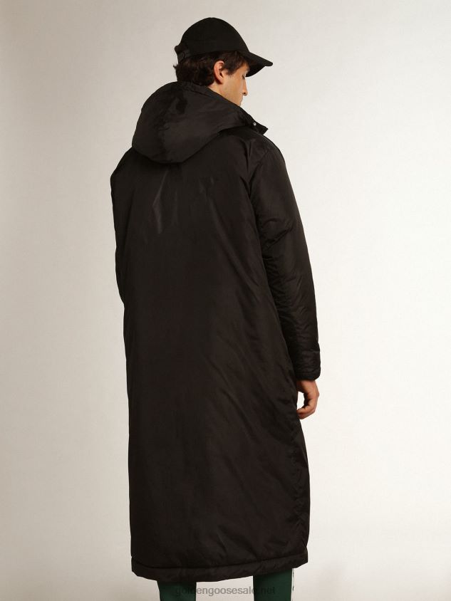 black Star Collection ankle-length hooded padded jacket FN20N798 Men Golden Goose