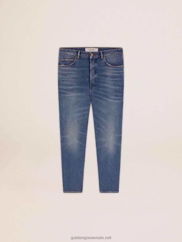 Collection slim-fit jeans with a medium wash FN20N740 Men Golden Goose