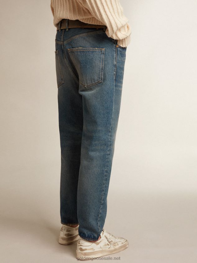 Collection slim-fit jeans with a medium wash FN20N740 Men Golden Goose
