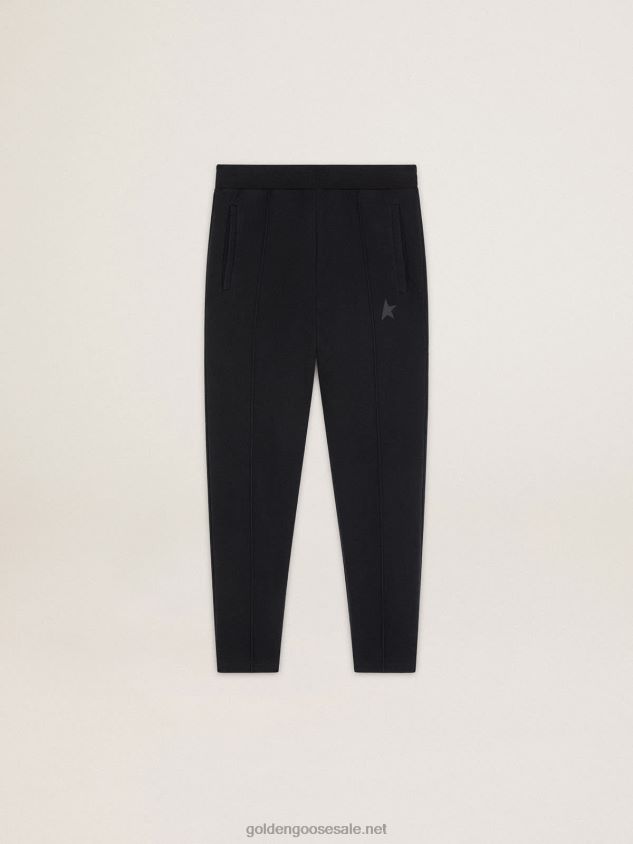 black joggers with star on the front FN20N775 Men Golden Goose