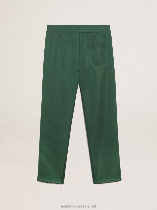 green joggers with stars on the sides FN20N710 Men Golden Goose