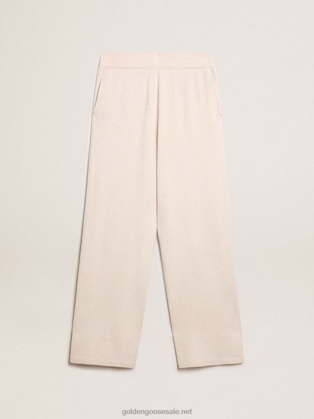 white cashmere blend joggers FN20N817 Men Golden Goose