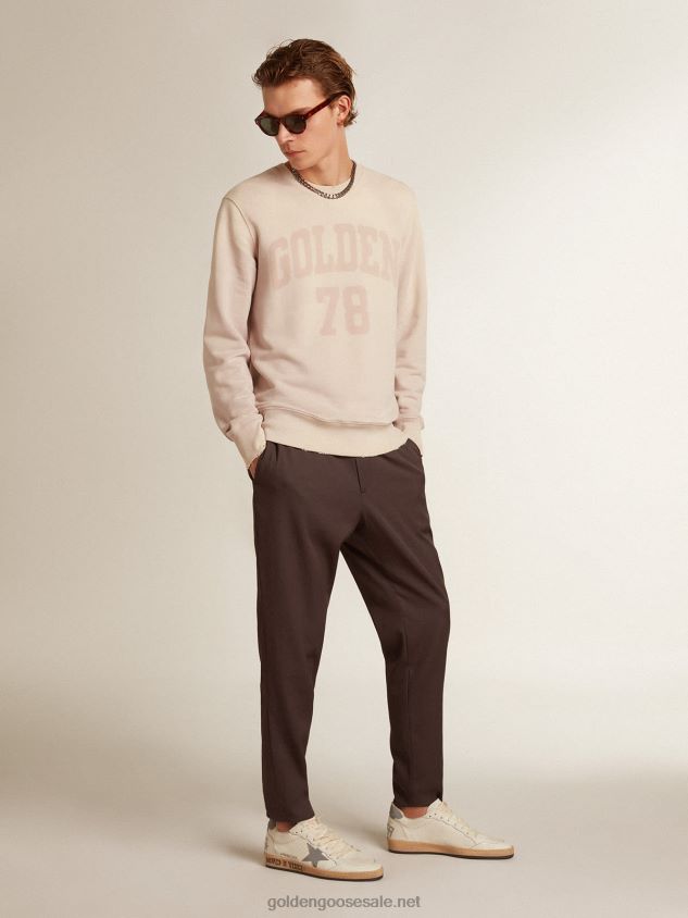 Ball Star in nappa with gray reflective nylon star and heel tab FN20N644 Men Golden Goose