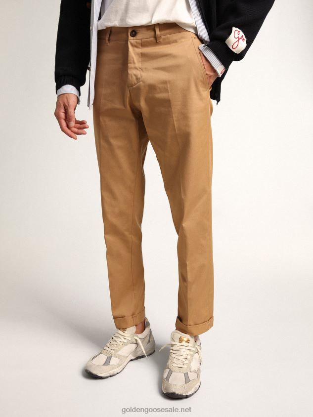 Dad-Star sneakers in white and gray suede with white leather star FN20N549 Men Golden Goose