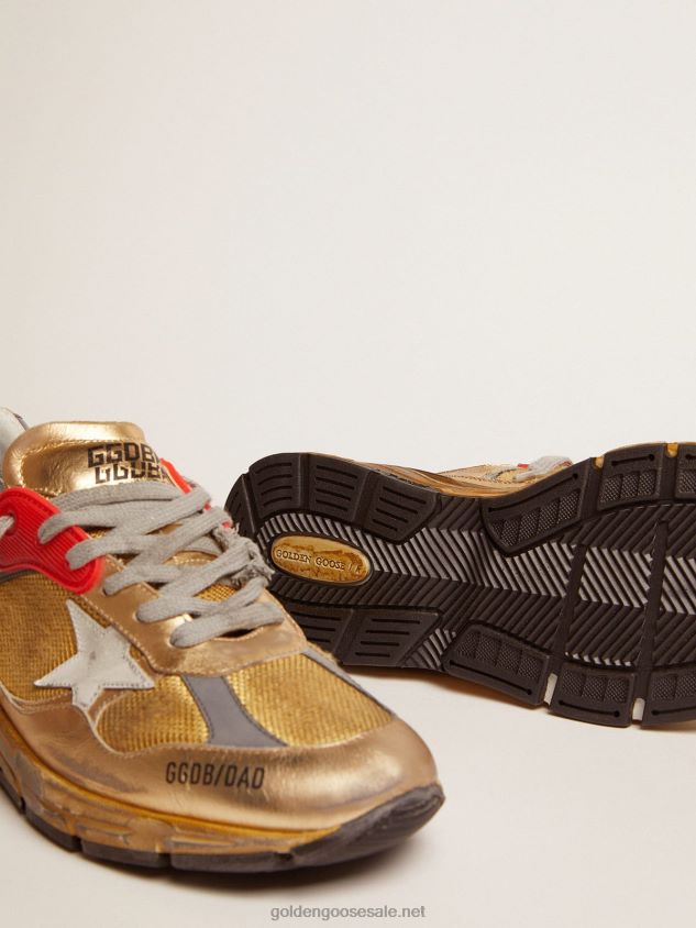Gold Dad-Star sneakers with distressed finish FN20N590 Men Golden Goose