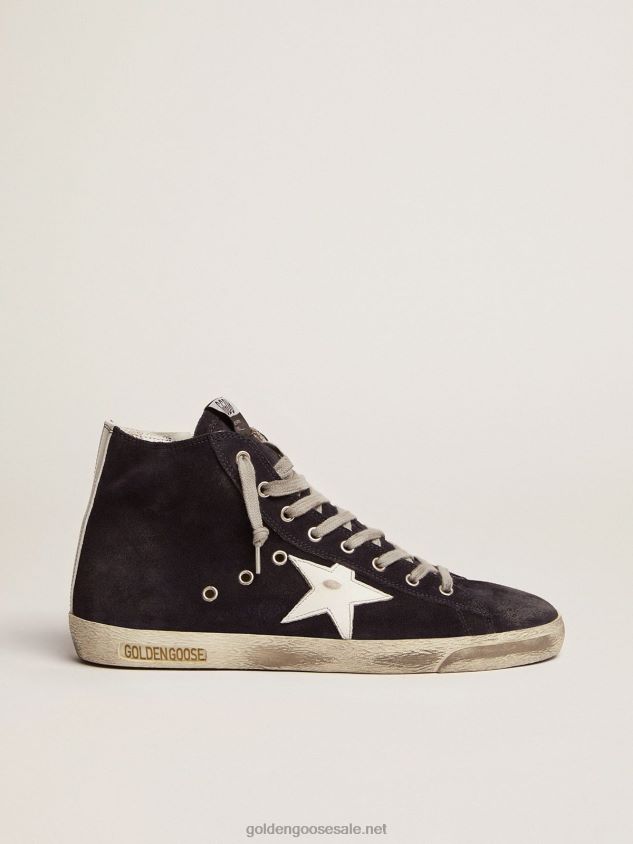 Francy sneakers in leather with leather star and heel tab FN20N521 Men Golden Goose
