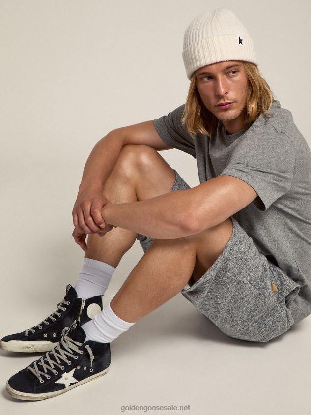 Francy sneakers in leather with leather star and heel tab FN20N521 Men Golden Goose