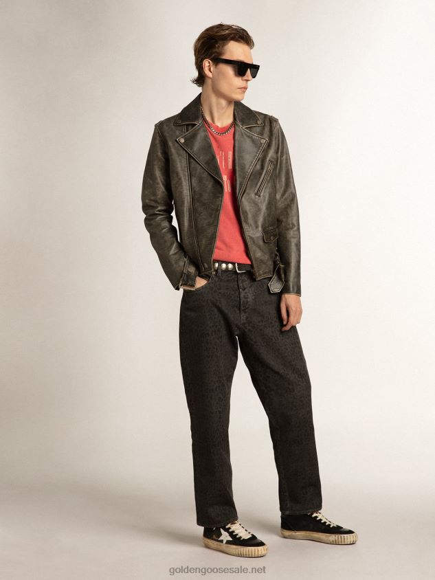 Mid Star in black nappa and suede with white leather star FN20N659 Men Golden Goose