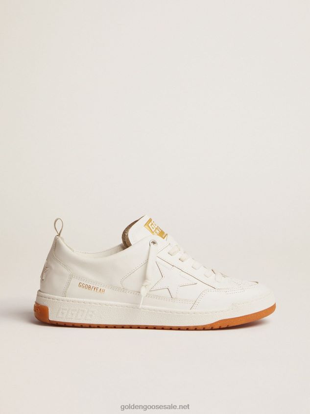 Yeah sneakers in optical white leather FN20N596 Men Golden Goose