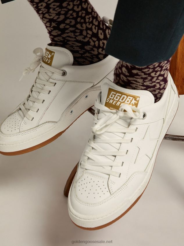 Yeah sneakers in optical white leather FN20N596 Men Golden Goose