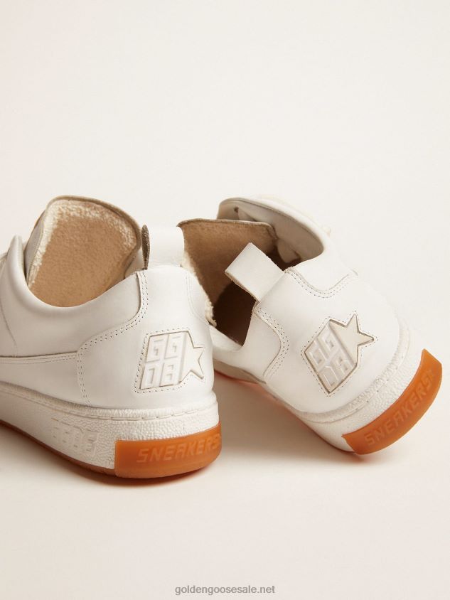 Yeah sneakers in optical white leather FN20N596 Men Golden Goose