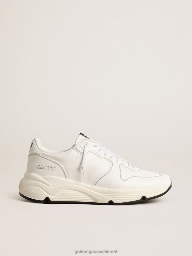 bio-based Running Sole with white star and heel tab FN20N640 Men Golden Goose