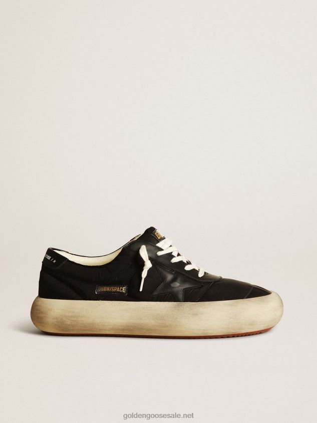 Space-Star in nylon with black leather star and heel tab FN20N610 Men Golden Goose