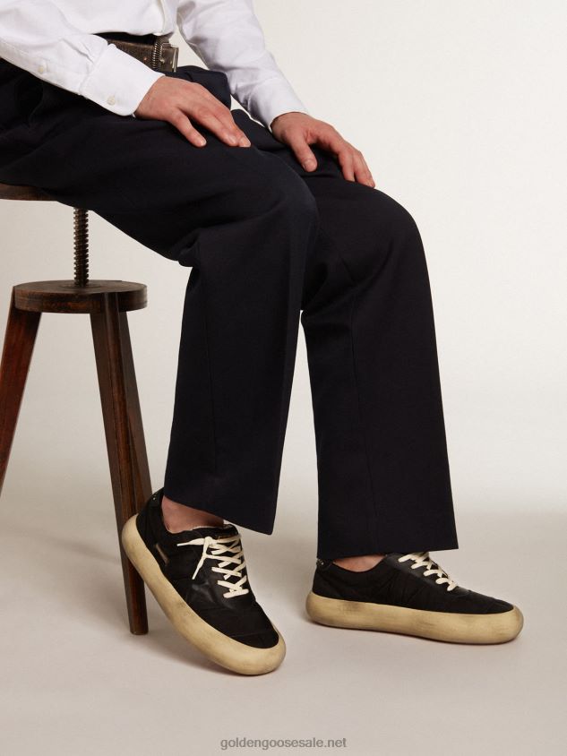 Space-Star in nylon with black leather star and heel tab FN20N610 Men Golden Goose