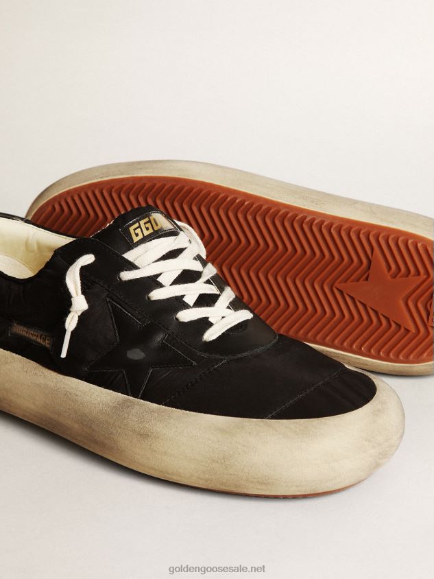 Space-Star in nylon with black leather star and heel tab FN20N610 Men Golden Goose
