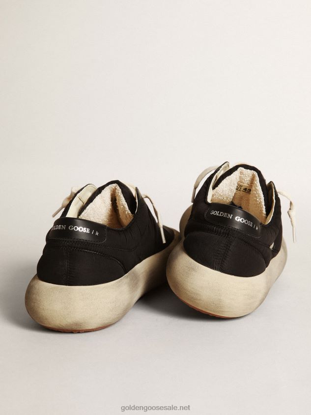 Space-Star in nylon with black leather star and heel tab FN20N610 Men Golden Goose