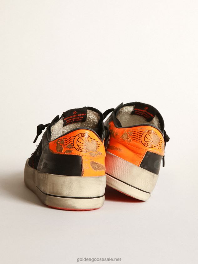 Black and orange Stardan sneakers FN20N544 Men Golden Goose