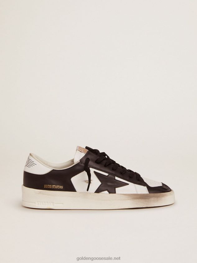 Stardan sneakers in black and white leather FN20N569 Men Golden Goose