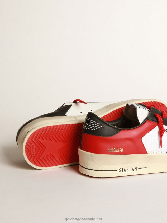 Stardan sneakers in leather with mesh inserts FN20N563 Men Golden Goose