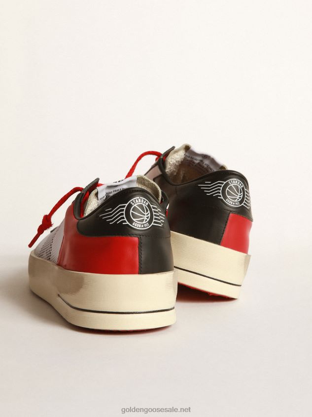Stardan sneakers in leather with mesh inserts FN20N563 Men Golden Goose