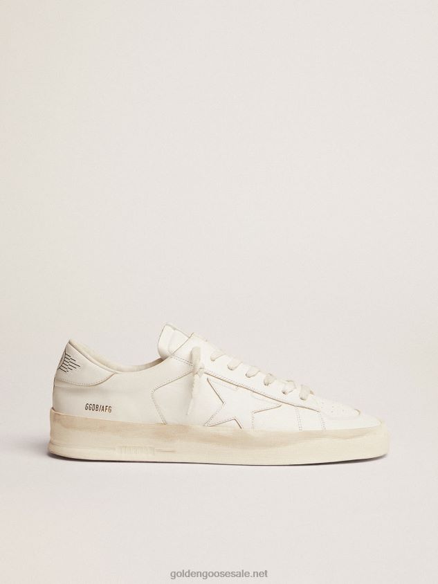 Stardan sneakers in total white leather FN20N646 Men Golden Goose