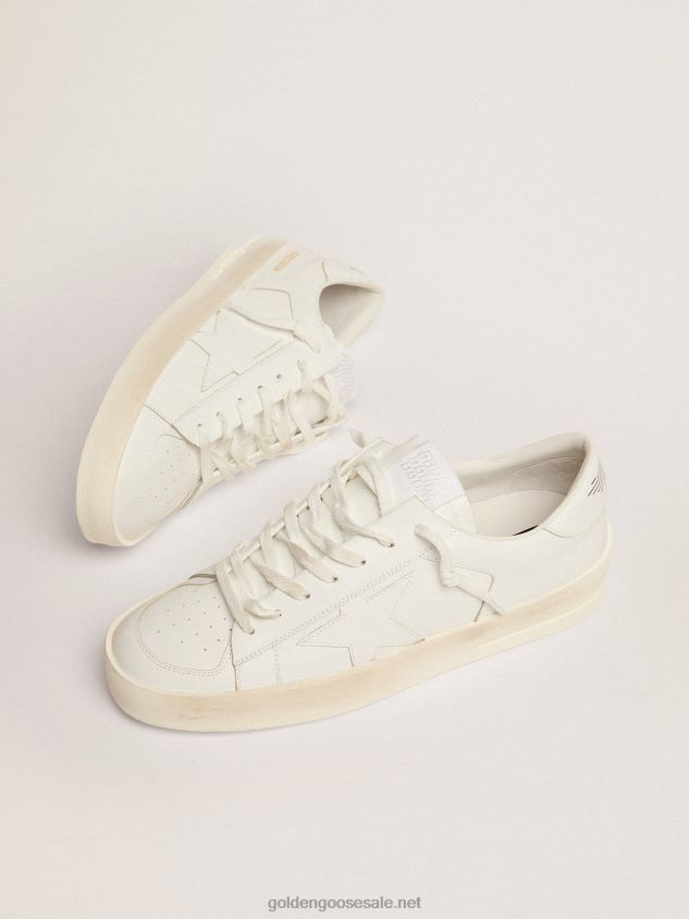 Stardan sneakers in total white leather FN20N646 Men Golden Goose