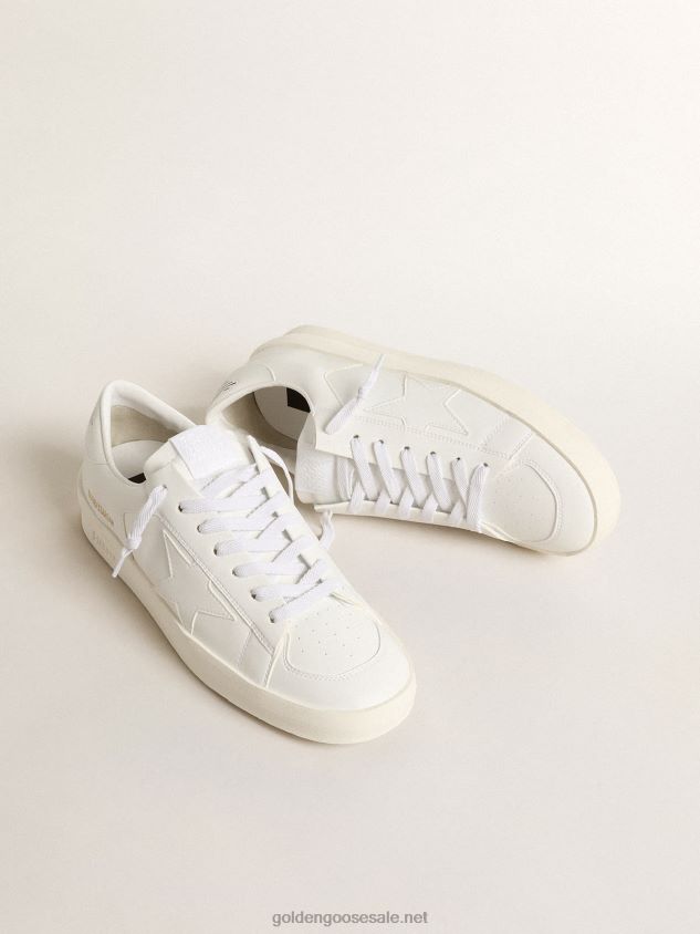 bio-based Stardan with white star and heel tab FN20N638 Men Golden Goose