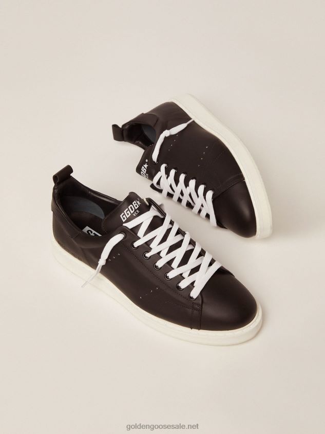 Starter sneakers in total black leather FN20N525 Men Golden Goose