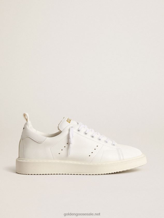 bio-based Starter with white star and heel tab FN20N647 Men Golden Goose