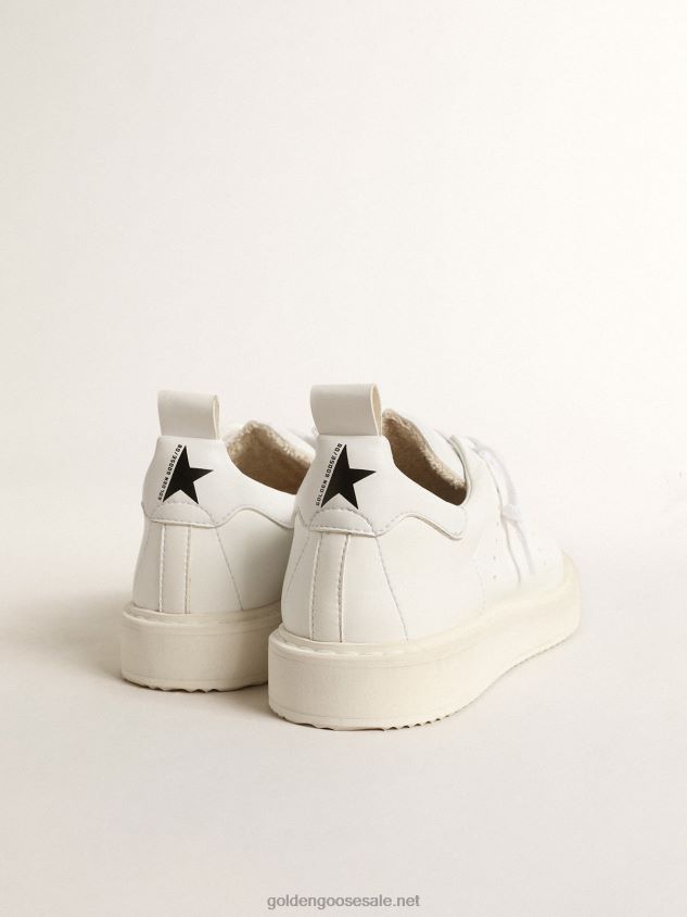 bio-based Starter with white star and heel tab FN20N647 Men Golden Goose