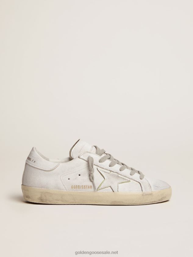 Super-Star Dream Maker sneakers in white color with reverse construction and hidden multicolor details FN20N552 Men Golden Goose