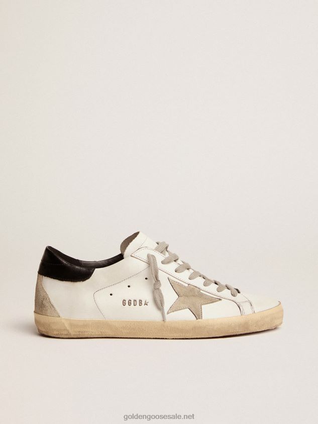Super-Star sneakers with black heel tab and metal stud lettering FN20N581 Men Golden Goose