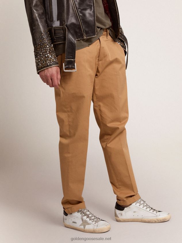 Super-Star sneakers with black heel tab and metal stud lettering FN20N581 Men Golden Goose