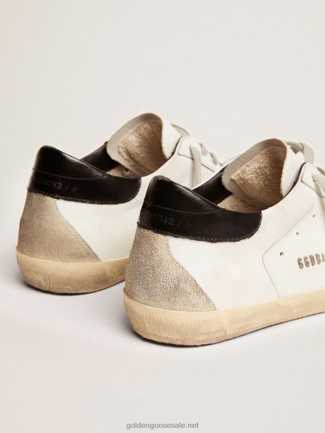 Super-Star sneakers with black heel tab and metal stud lettering FN20N581 Men Golden Goose