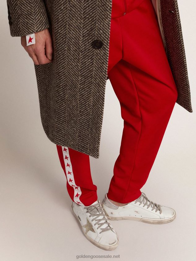 Super-Star sneakers with silver heel tab and metal stud lettering FN20N575 Men Golden Goose