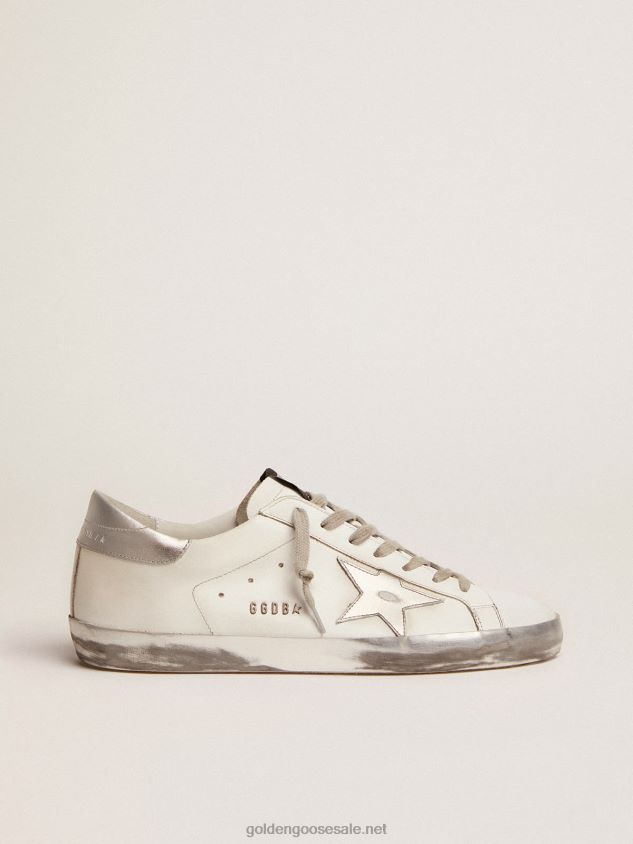 Super-Star sneakers with star and glitter heel tab FN20N629 Men Golden Goose
