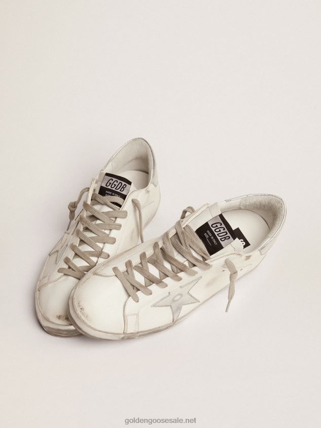 Super-Star sneakers with star and glitter heel tab FN20N629 Men Golden Goose