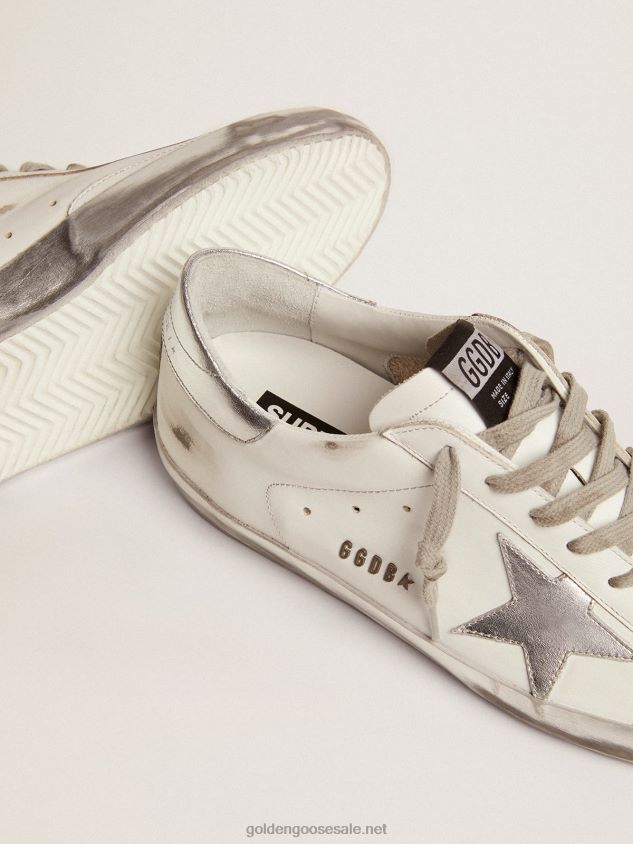 Super-Star sneakers with star and glitter heel tab FN20N629 Men Golden Goose
