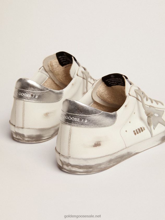 Super-Star sneakers with star and glitter heel tab FN20N629 Men Golden Goose