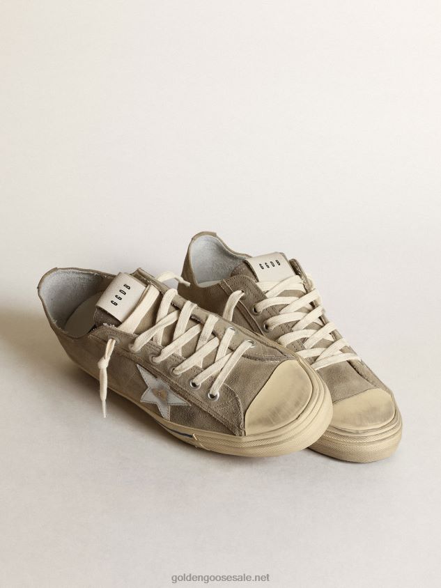 V-Star with suede upper and silver star FN20N681 Men Golden Goose
