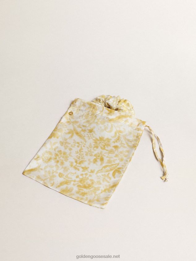 Resort Collection hair elastic with lemon yellow print FN20N303 Women Golden Goose