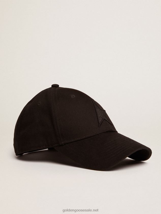 Black baseball cap with star FN20N377 Women Golden Goose