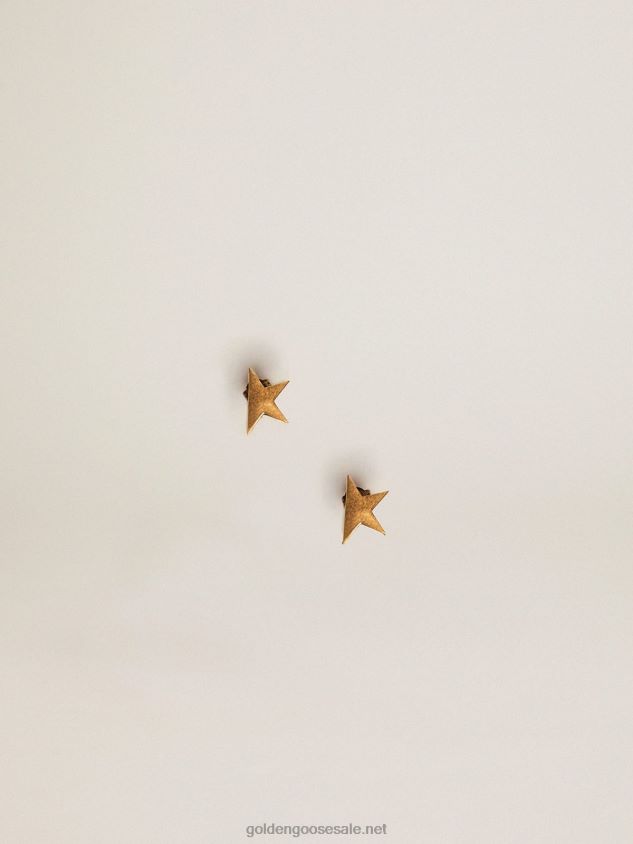 Stud earrings in old gold color FN20N398 Women Golden Goose