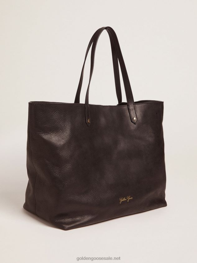 Black Pasadena Bag with gold logo on the front FN20N474 Women Golden Goose