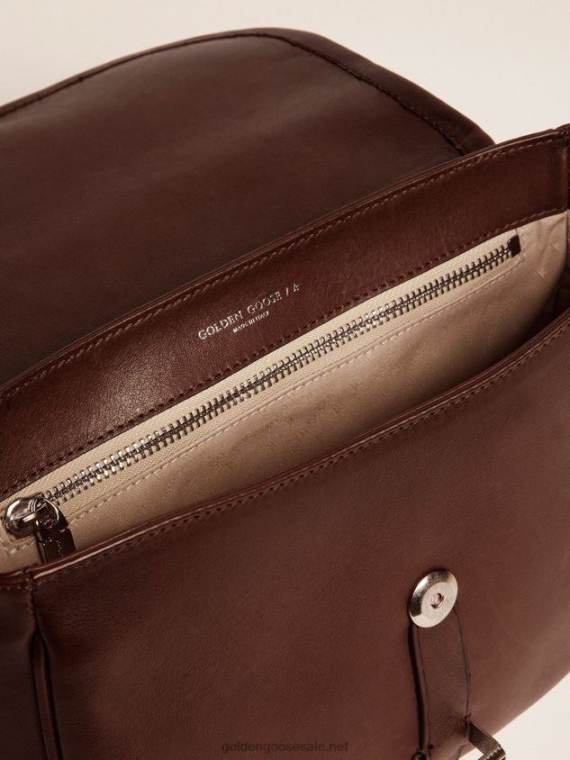 Medium Rodeo Bag in dark tan leather FN20N491 Women Golden Goose