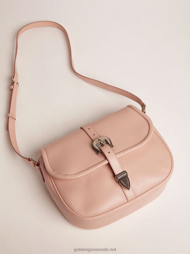 Medium Rodeo Bag in quartz-pink leather FN20N480 Women Golden Goose