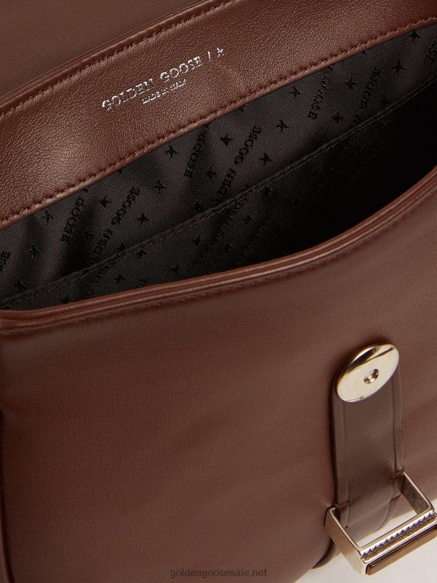 Small Rodeo Bag in dark tan leather FN20N484 Women Golden Goose