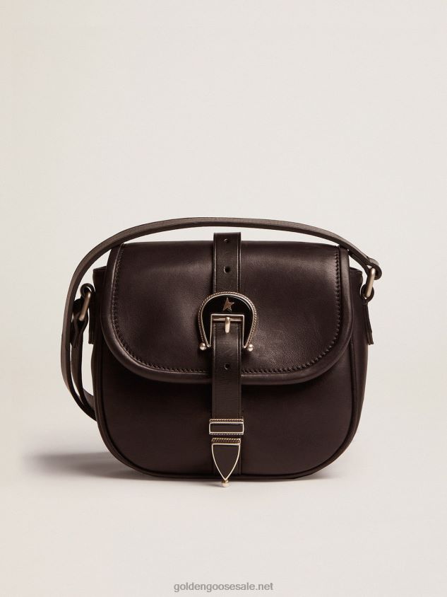 Small black leather Rodeo Bag FN20N490 Women Golden Goose